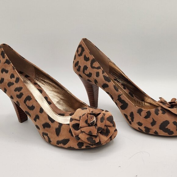 "Scala" Heel in Leopard Printed Suede from SOFFT - Picture 5 of 7